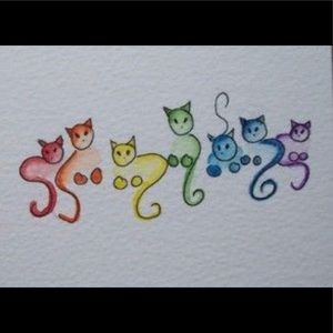 Rainbow kitties